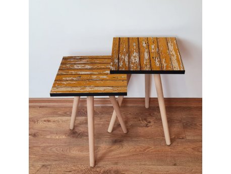 HANAH HOME Set 2 stočića 2Shp343 Camel