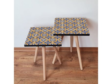HANAH HOME Set 2 stočića 2Shp35 Orange