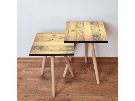 HANAH HOME Set 2 stočića 2Shp352 Camel