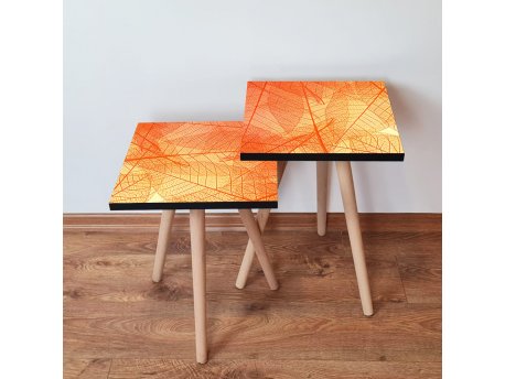 HANAH HOME Set 2 stočića 2Shp359 Orange