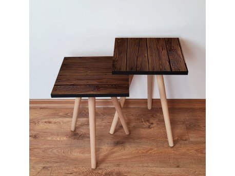 HANAH HOME Set 2 stočića 2Shp365 Brown