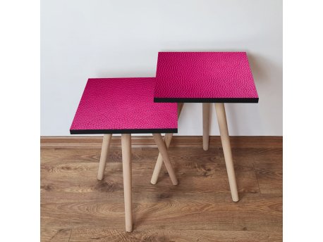 HANAH HOME Set 2 stočića 2Shp366 Fuchsia