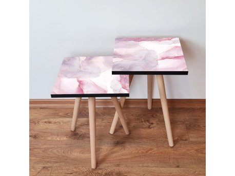 HANAH HOME Set 2 stočića 2Shp383 Pink