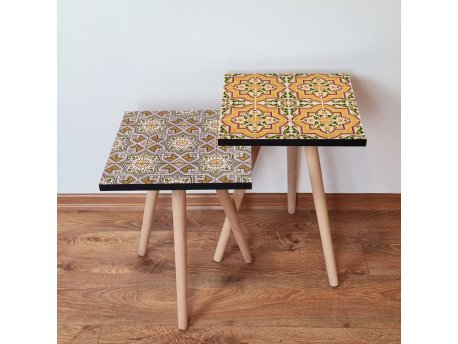 HANAH HOME Set 2 stočića 2Shp410 Multicolor