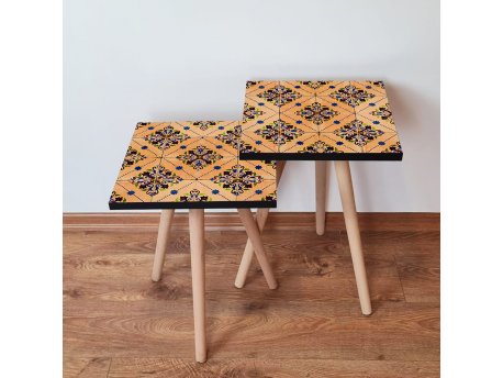 HANAH HOME Set 2 stočića 2Shp43 Salmon