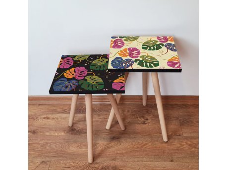 HANAH HOME Set 2 stočića 2Shp431 Multicolor