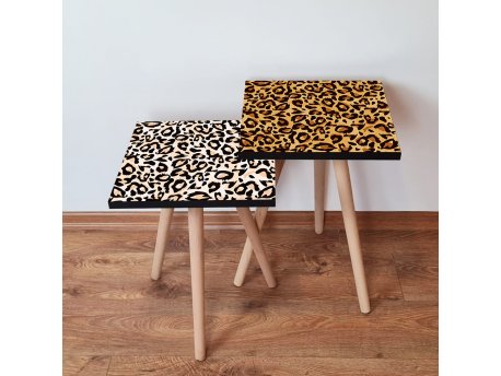 HANAH HOME Set 2 stočića 2Shp435 Camel