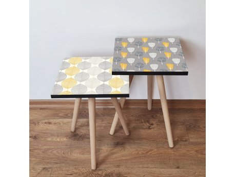 HANAH HOME Set 2 stočića 2Shp442 Grey
