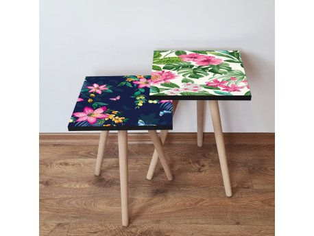 HANAH HOME Set 2 stočića 2Shp446 Multicolor