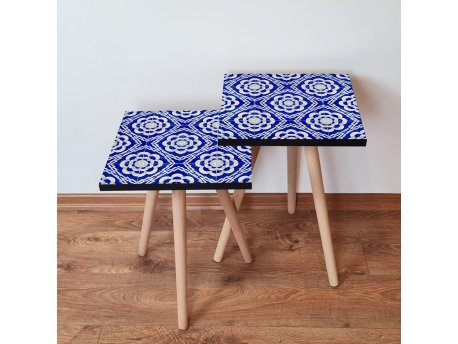 HANAH HOME Set 2 stočića 2Shp45 Navy Blue