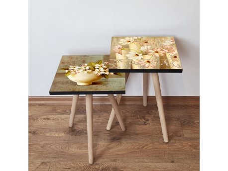HANAH HOME Set 2 stočića 2Shp456 Multicolor