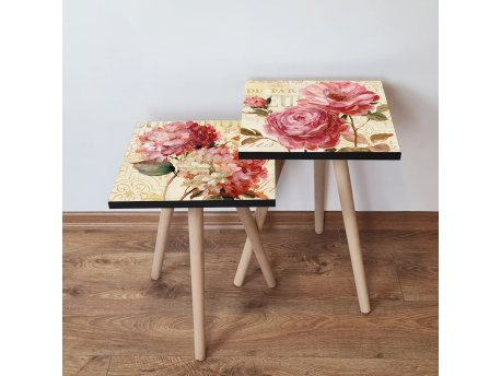 HANAH HOME Set 2 stočića 2Shp457 Multicolor