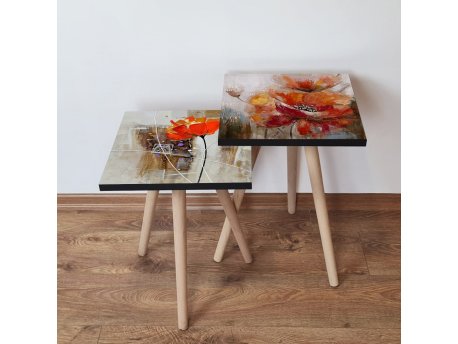 HANAH HOME Set 2 stočića 2Shp458 Multicolor