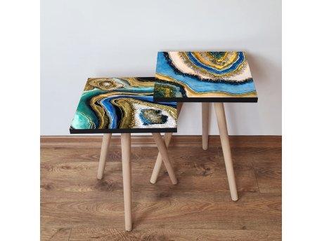 HANAH HOME Set 2 stočića 2Shp461 Multicolor