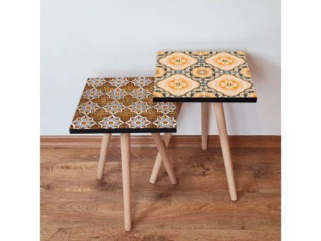 HANAH HOME Set 2 stočića 2Shp467 Orange