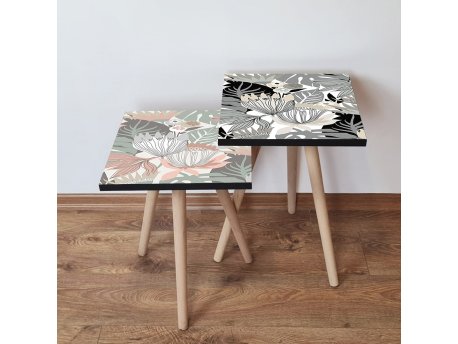 HANAH HOME Set 2 stočića 2Shp472 Multicolor