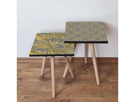 HANAH HOME Set 2 stočića 2Shp475 Grey