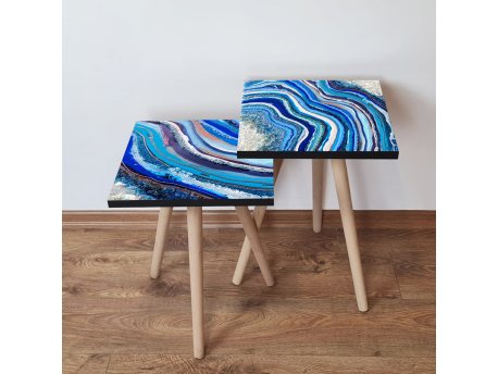 HANAH HOME Set 2 stočića 2Shp483 Multicolor