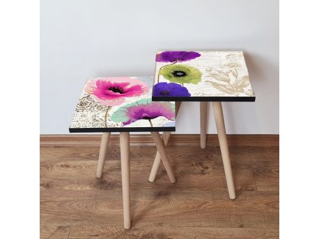 HANAH HOME Set 2 stočića 2Shp489 Multicolor