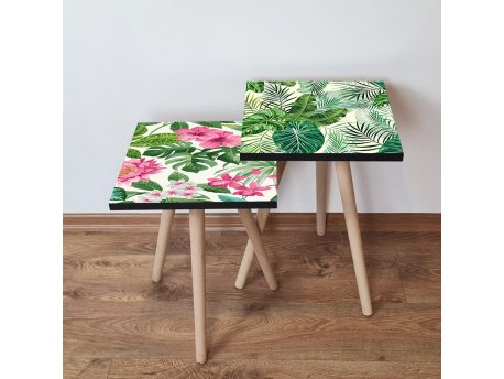 HANAH HOME Set 2 stočića 2Shp494 Pink