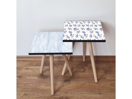 HANAH HOME Set 2 stočića 2Shp503 Light Blue