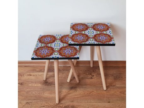 HANAH HOME Set 2 stočića 2Shp51 Multicolor