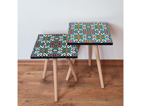 HANAH HOME Set 2 stočića 2Shp512 Multicolor