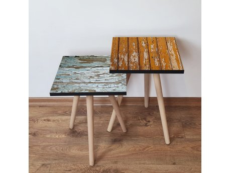 HANAH HOME Set 2 stočića 2Shp516 Green