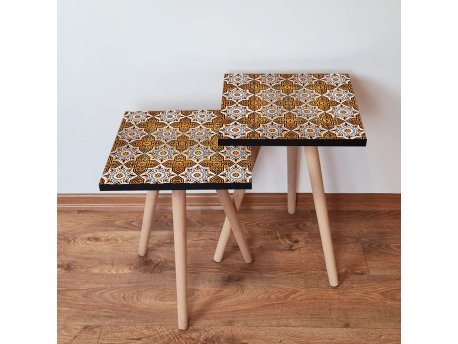 HANAH HOME Set 2 stočića 2Shp52 White