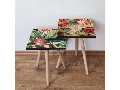 HANAH HOME Set 2 stočića 2Shp521 Multicolor