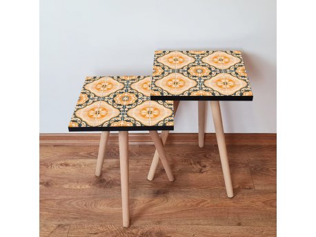 HANAH HOME Set 2 stočića 2Shp53 Orange
