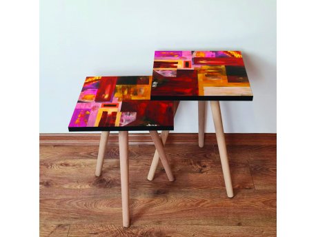HANAH HOME Set 2 stočića 2Shp55 Multicolor