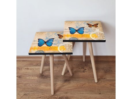 HANAH HOME Set 2 stočića 2Shp58 Multicolor