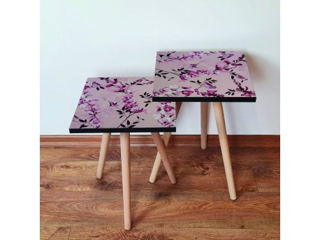 HANAH HOME Set 2 stočića 2Shp61 Pink