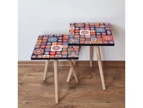 HANAH HOME Set 2 stočića 2Shp7 Multicolor