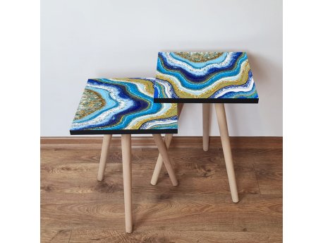 HANAH HOME Set 2 stočića 2Shp72 Multicolor