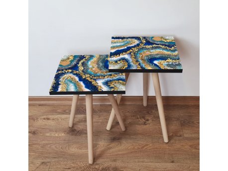 HANAH HOME Set 2 stočića 2Shp73 Multicolor