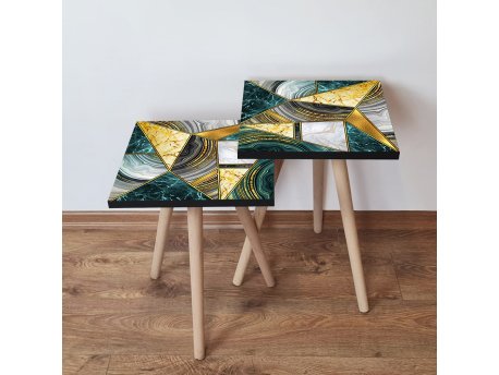 HANAH HOME Set 2 stočića 2Shp85 Multicolor