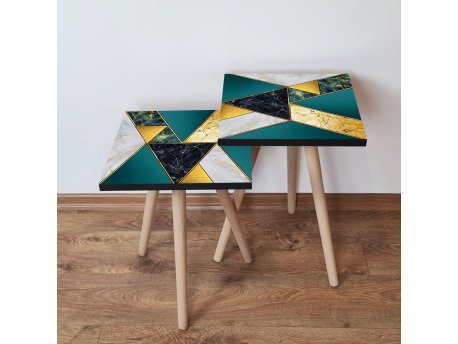 HANAH HOME Set 2 stočića 2Shp86 Multicolor