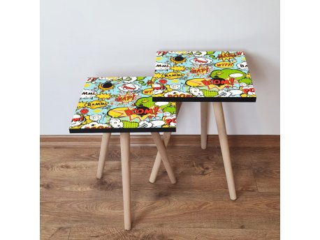 HANAH HOME Set 2 stočića 2Shp9 Multicolor