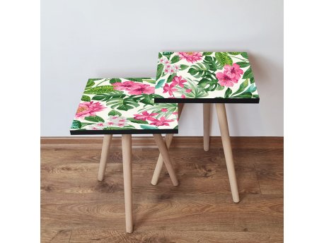 HANAH HOME Set 2 stočića 2Shp97 Green