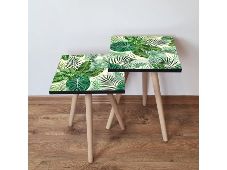 HANAH HOME Set 2 stočića 2Shp98 Green