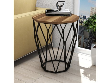 HANAH HOME Pomoćni stočić Sofya Walnut