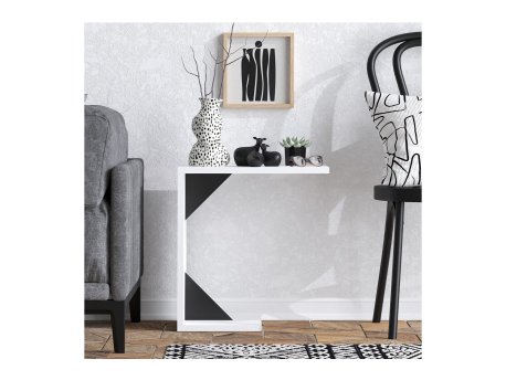 HANAH HOME Pomoćni stočić Zoey Black White