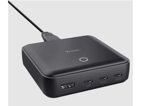 TRUST Maxo 100W 4-port USB, desktop punjač (25242)