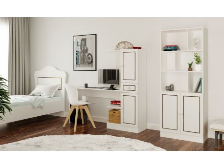 HANAH HOME Studijski sto i polica za knjige Rb 098