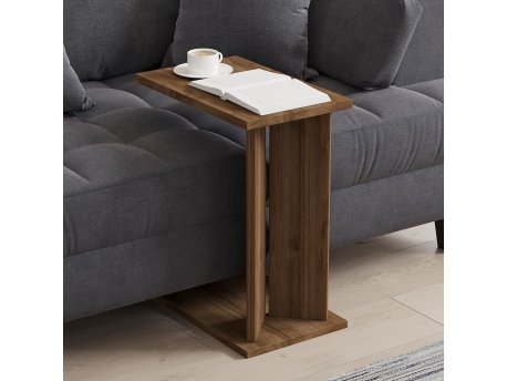 HANAH HOME Pomoćni stočić Lun Walnut