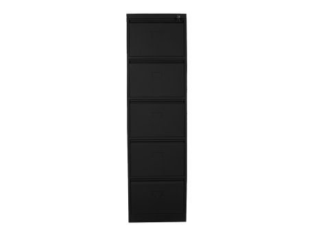 HANAH HOME Kartoteka crna polica sa fiokama Js1023Sı