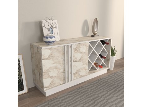 HANAH HOME Sideboard komoda Luna White Ephesus