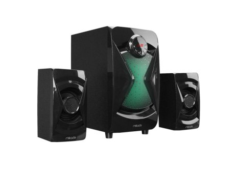 MIKADO Zvučnici 2.1 MD-370BT Bluetooth crni